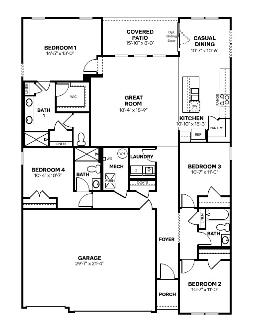 Fairfax floor plan