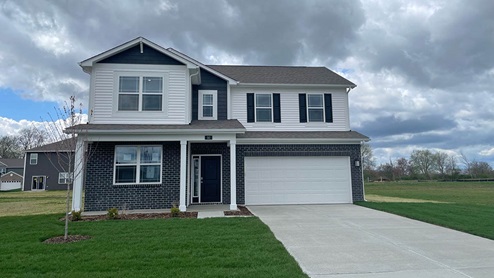 the Dennis, the perfect family friendly home and move-in ready in Whiteland, Indiana.