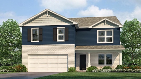 This two-story floorplan provides 5 large bedrooms and 3 full baths featuring one bedroom and full bath on the main level.
