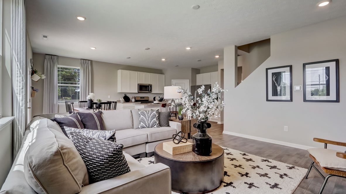 open concept great room