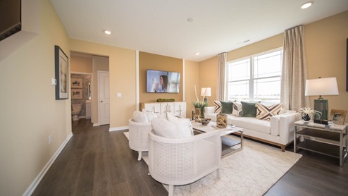 great room with large windows