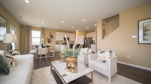 great room with lots of space for entertaining