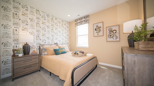 guest bedroom on the main level