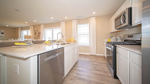 kitchen offers stainless appliances