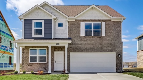 This two-story, open concept home located in Greenwood provides 4 large bedrooms and 2.5 baths