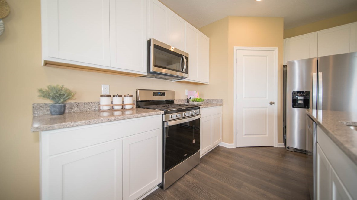 kitchen with stainless steel appliances