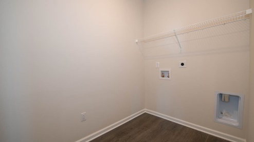 Main level laundry room spacious and convenient