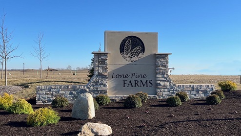 Lone Pine Entry monument