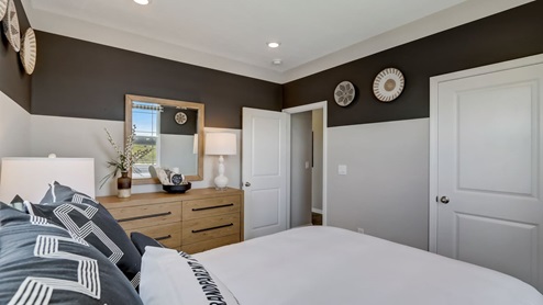 guest bedroom on the main level