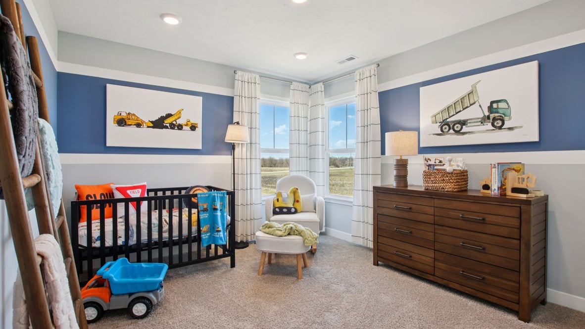 nursery with natural light