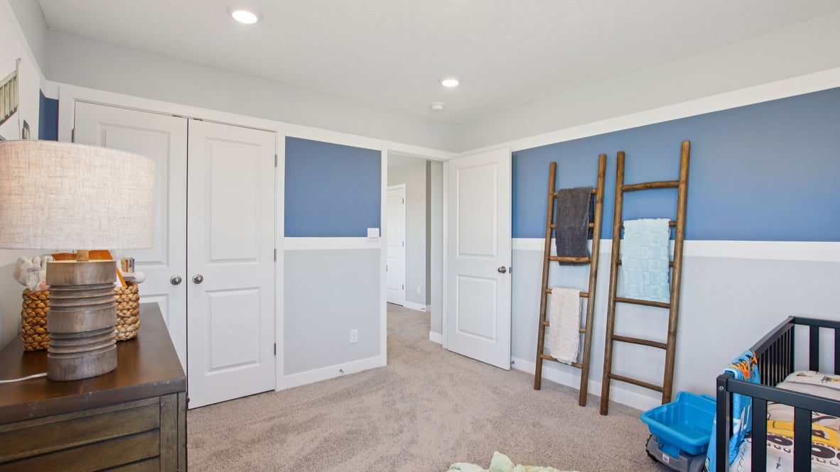 nursery with spacious closet