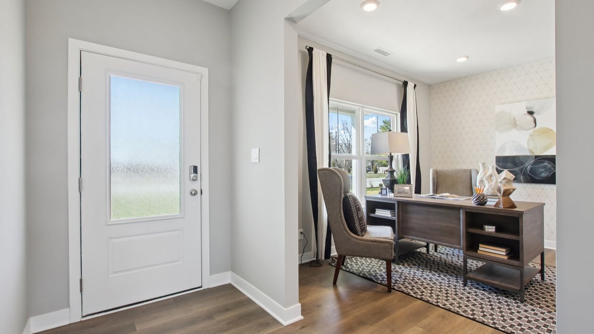 interior entry into the home