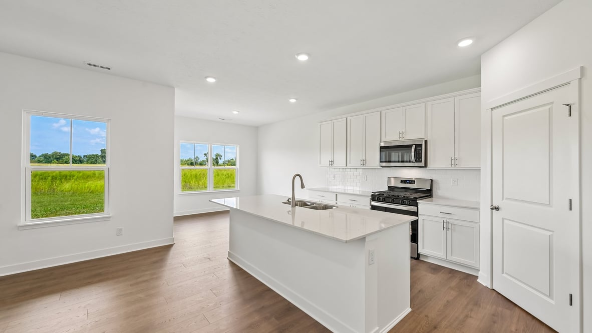 kitchen and dining