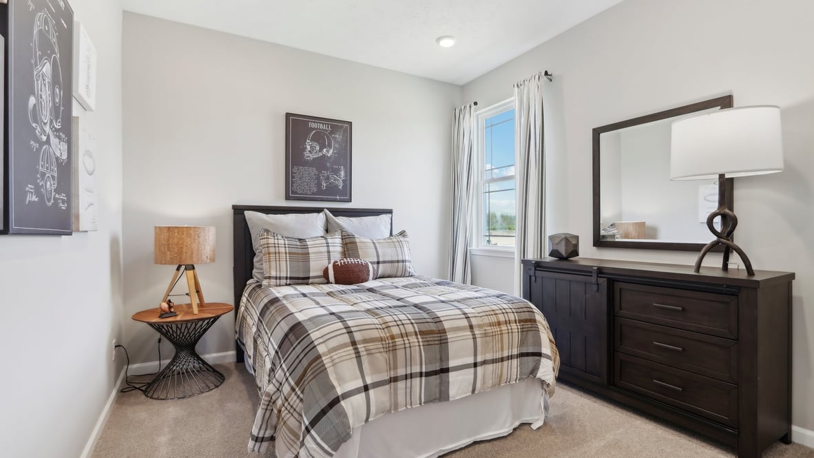 bedroom with natural light