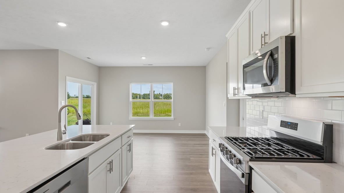 kitchen and dining