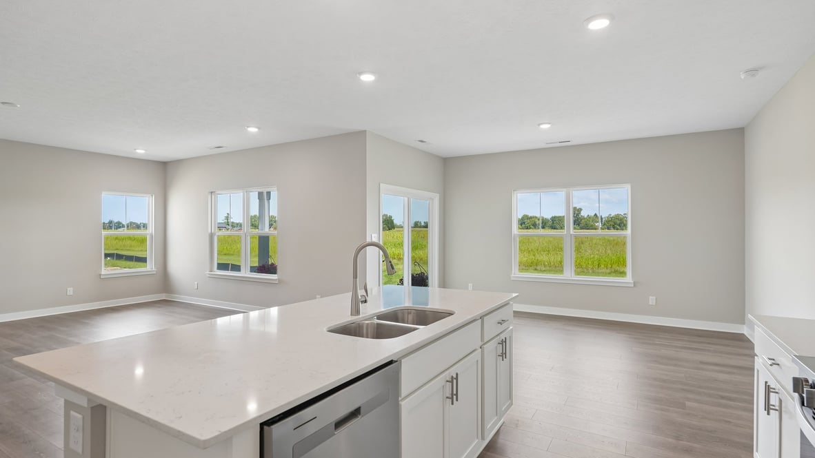 kitchen and dining