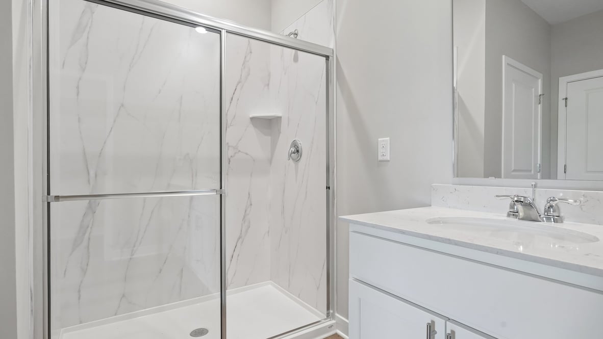 primary bathroom shower