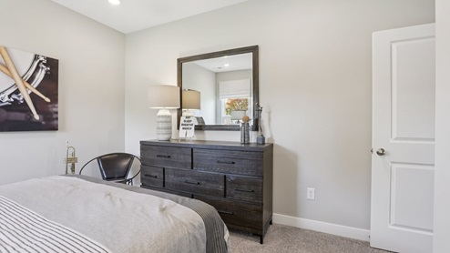 bedroom with spacious closet