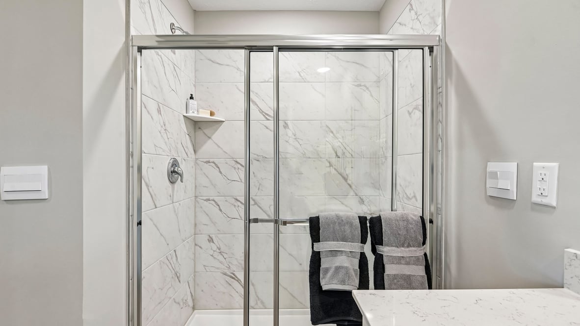 primary bathroom shower