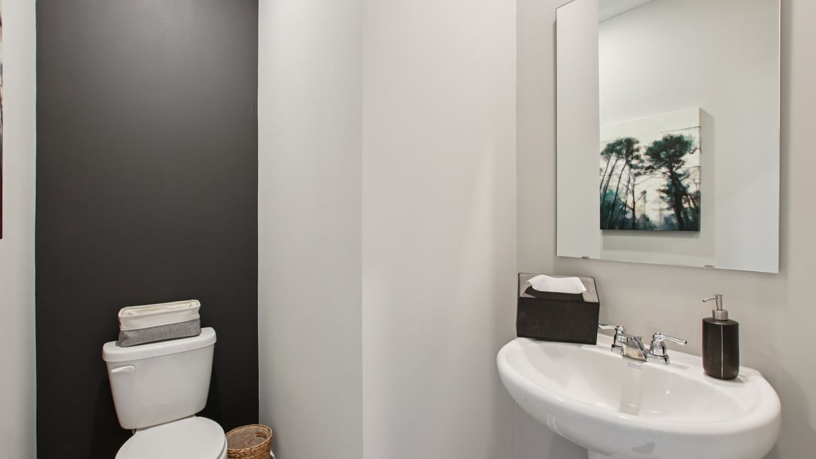 powder room on the main level