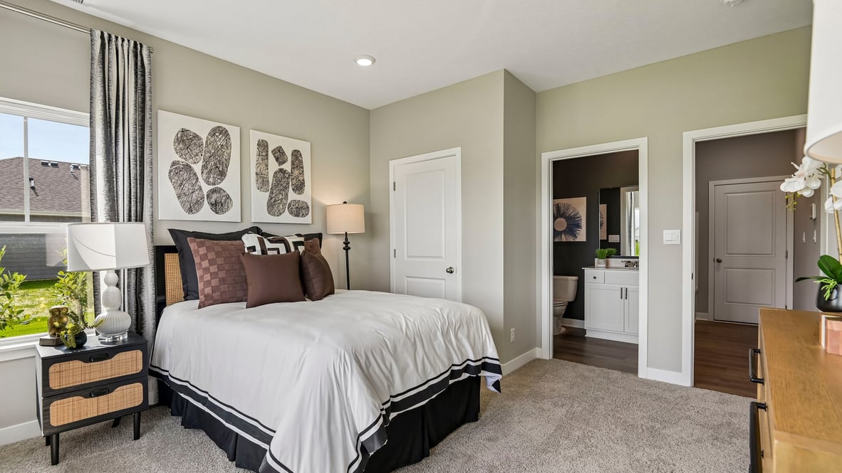 bedroom with bathroom access
