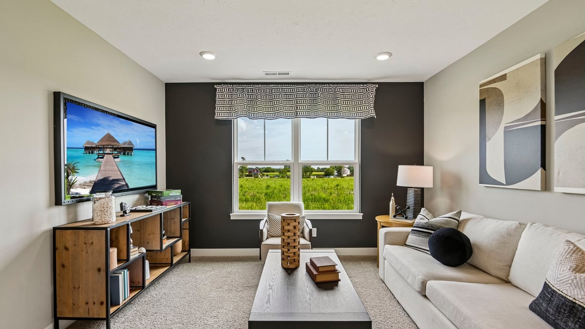 loft with windows