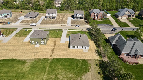 back yard aerial view