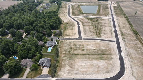 Aerial view of Fields at Sugar Creek