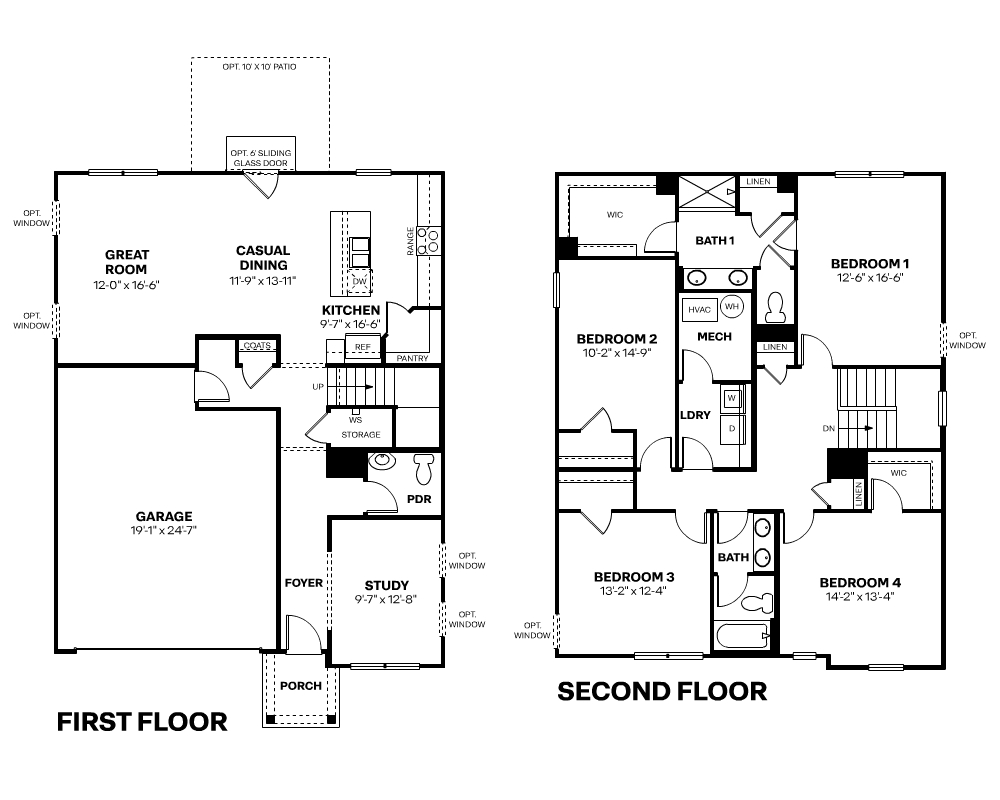 Holcombe floor plan