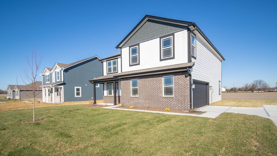 two-story home in new palestine