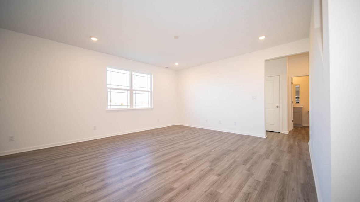 great room with large windows