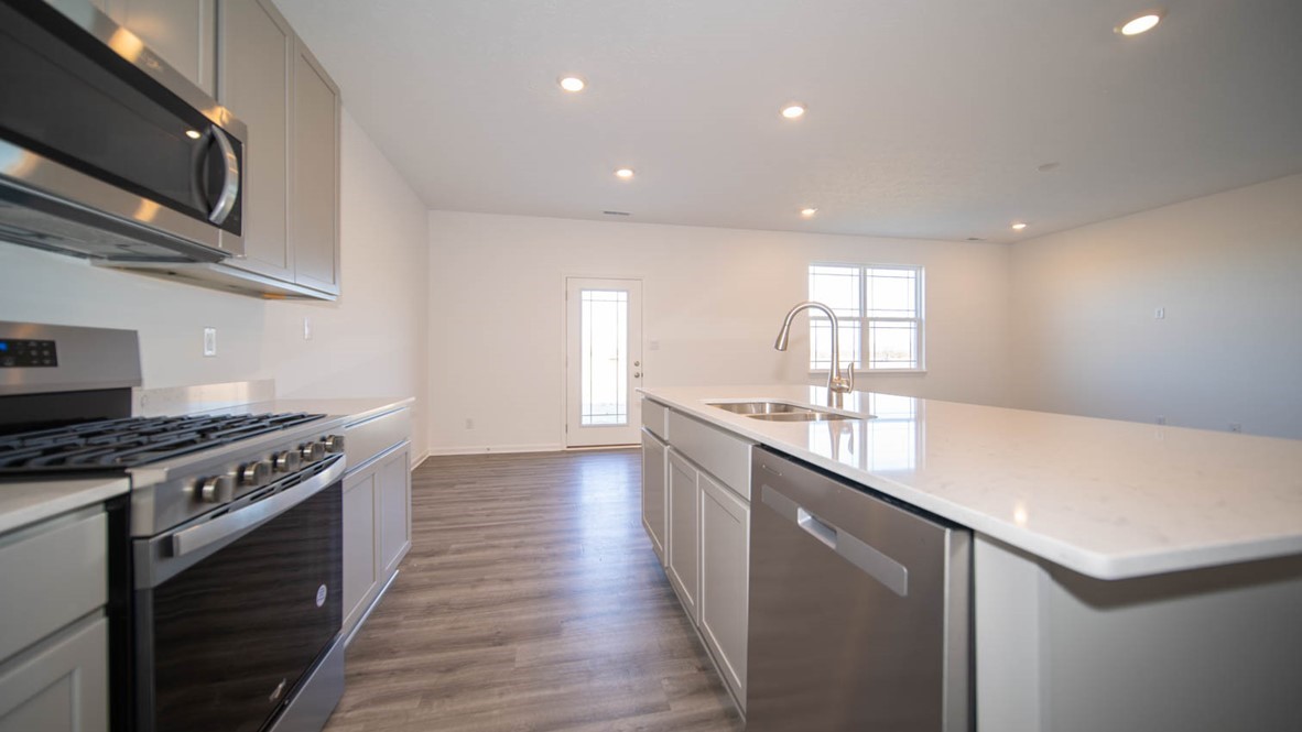 kitchen with lots of counter space