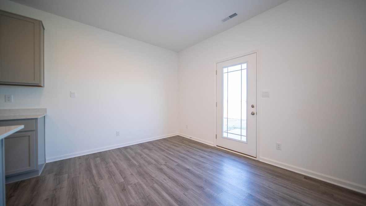 dining nook adjacent to kitchen