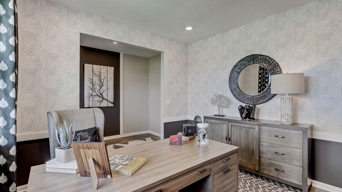 den adjacent to entry