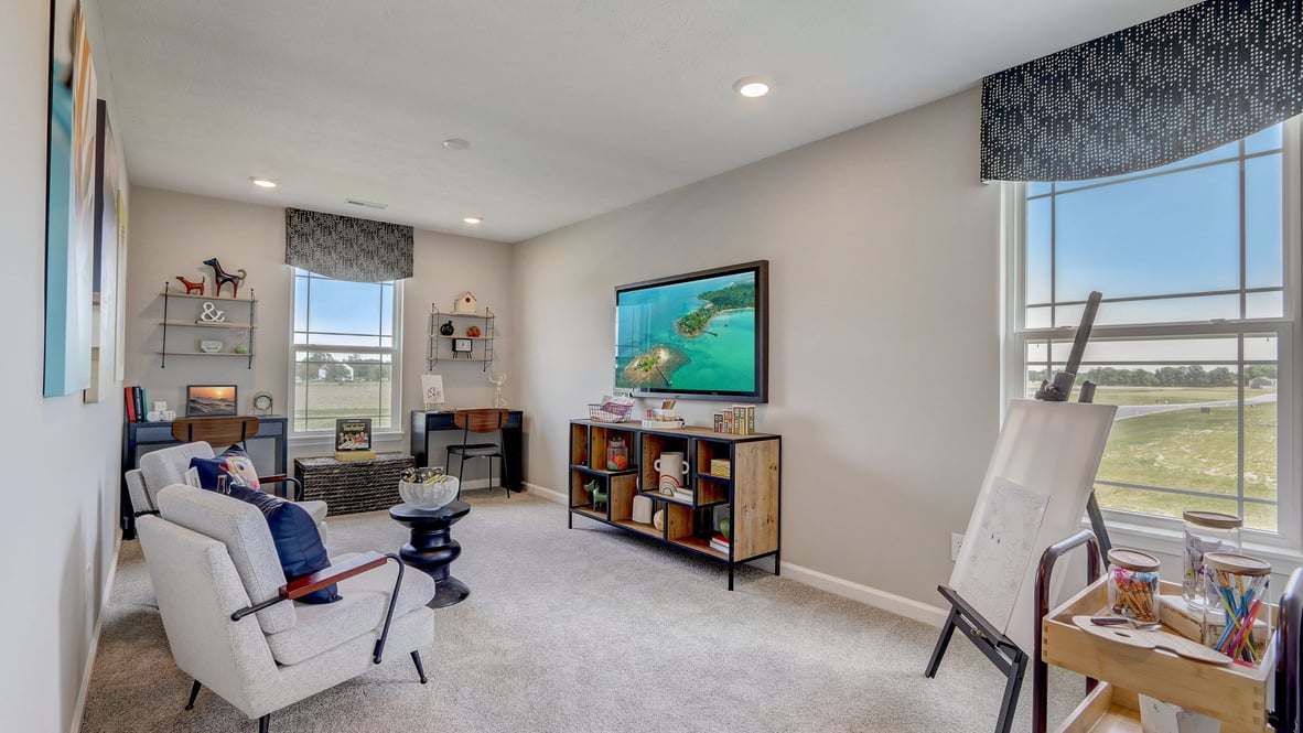 loft on the second floor