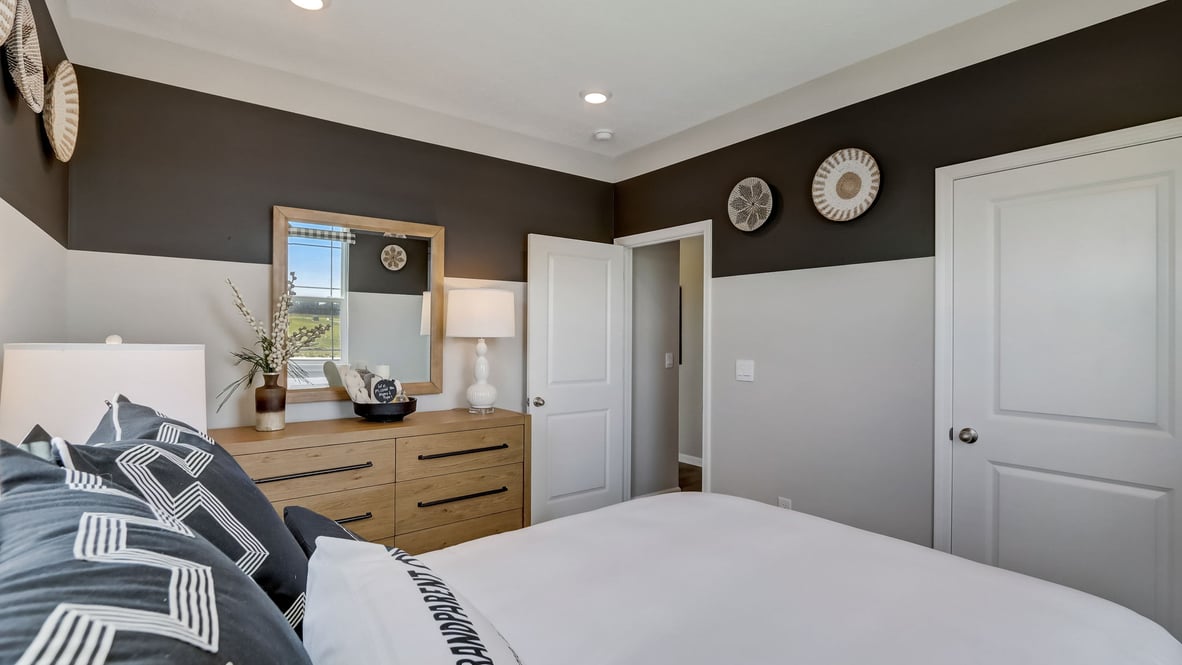 bedroom with spacious closet