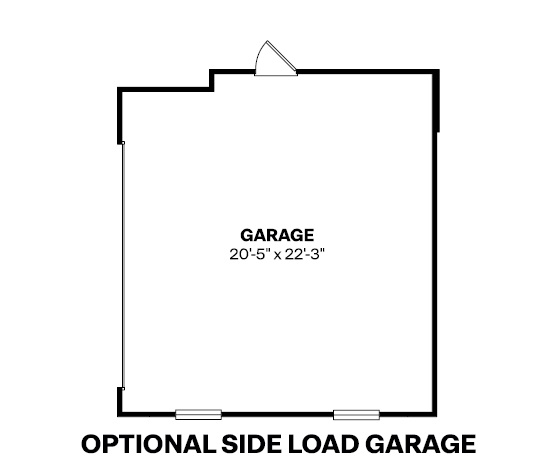 side load garage option