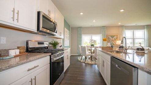 kitchen with open-concept