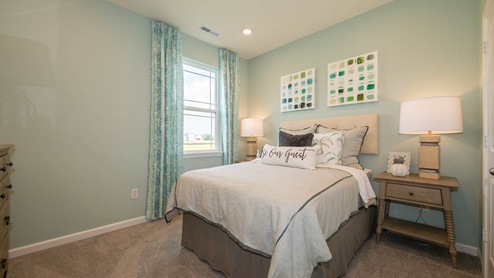 guest bedroom on the main level