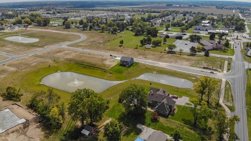 Quail West by D.R. Horton in Danville aerial view