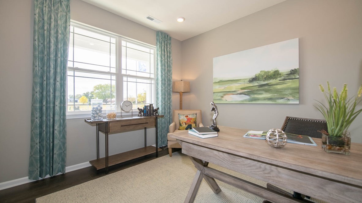 den adjacent to entry