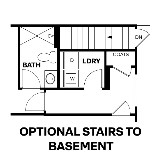 stairs to basement