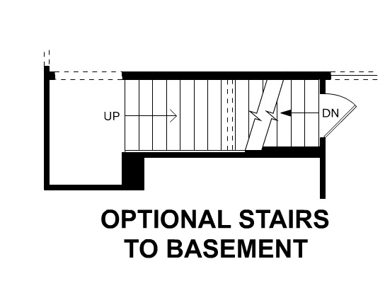 optional stairs to basement