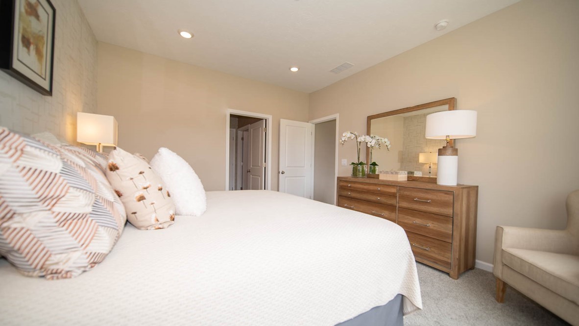 primary bedroom with ensuite