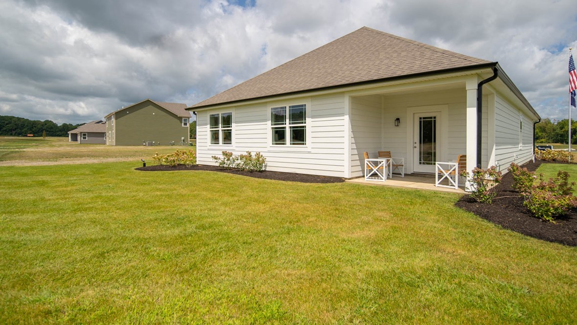 Exterior elevation back of home