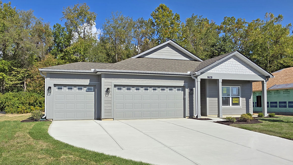 home with 3-car garage
