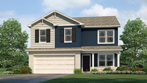 2 story 4 bedrooms 2.5 bathrooms study den home office pantry kitchen island walk-in closet upper level laundry room second floor laundry room