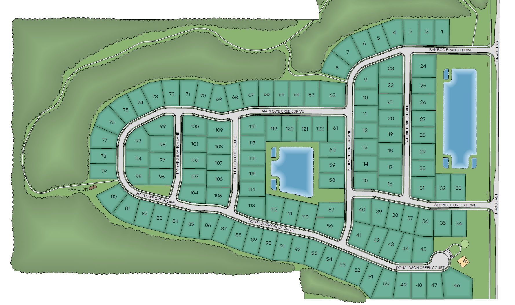Static Lot Map