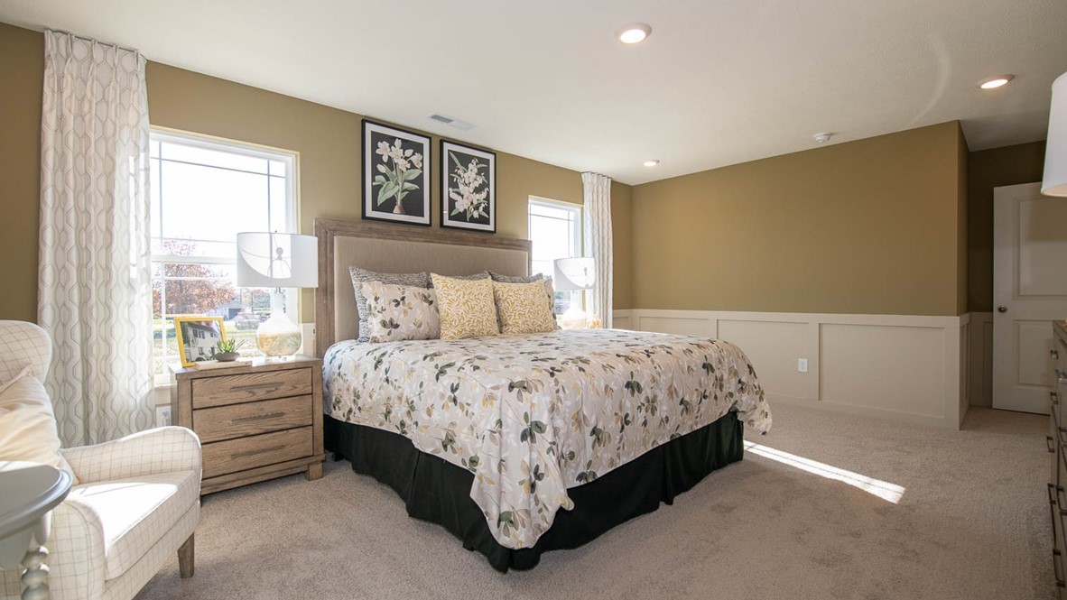 primary bedroom with ensuite