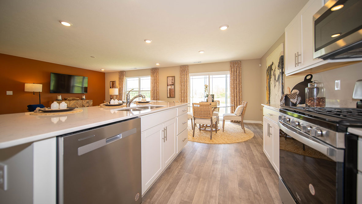 kitchen with stainless steel appliances